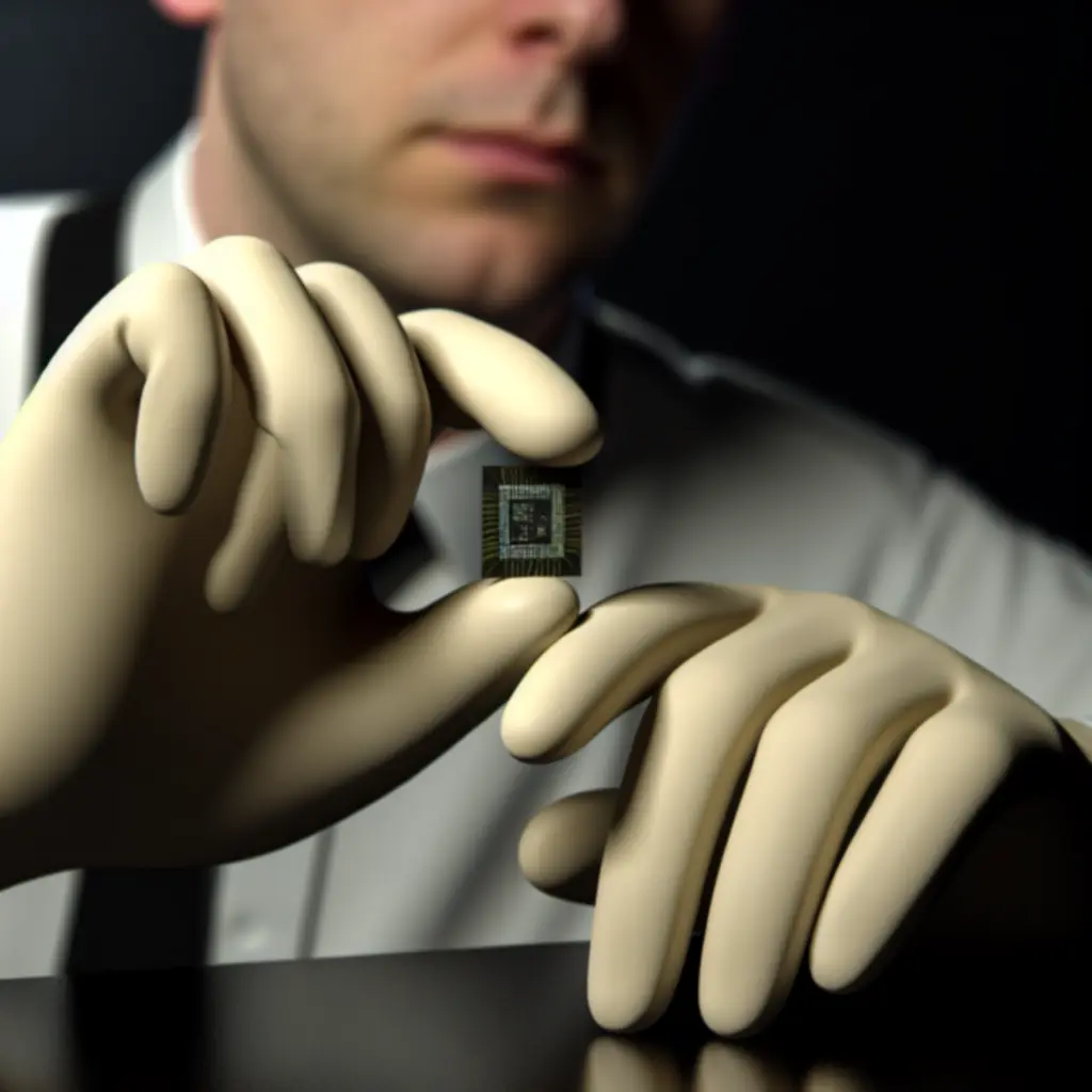 Portret ShadowFox – zamaskowanej agentki w ciemnej pelerynie