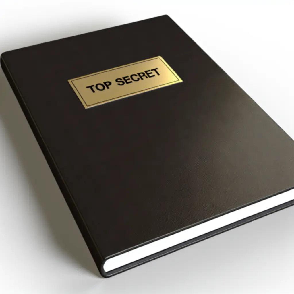 Tajny notatnik z zasadami misji