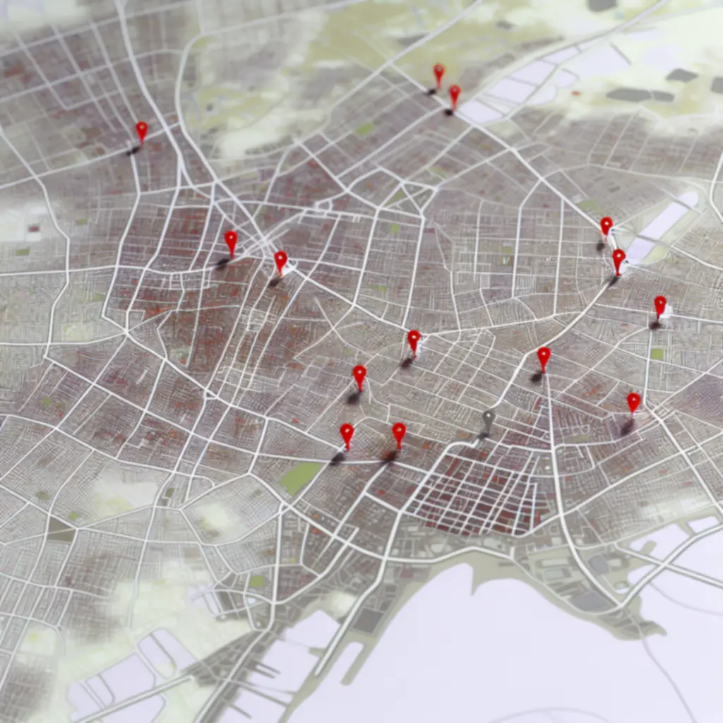Mapa z trasami i strategiami