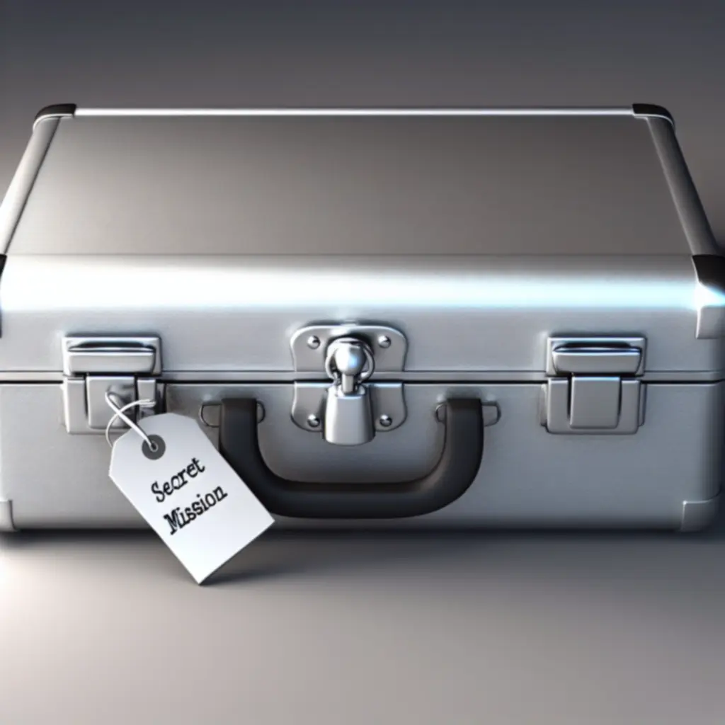 Teczka z ukrytymi gadżetami szpiegowskimi